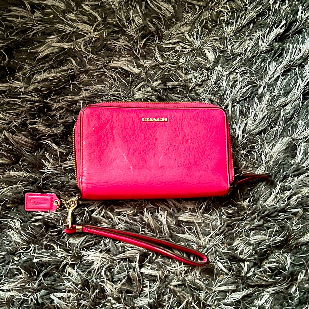 Pink Coach Wallet